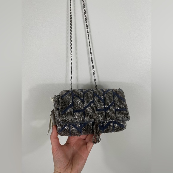 Buckle Antik Kraft Mini Bag Denim Jeans NWT - Picture 12 of 14